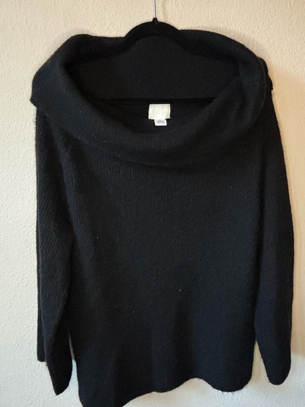 H&M Black Cowl Neck Women's Sweater